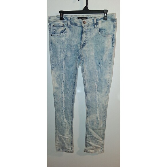 JCJQ Acid Wash Skinny Jeans Sz 15 - Picture 1 of 2